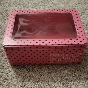 Rare, Vintage PINK Victoria's Secret Tin